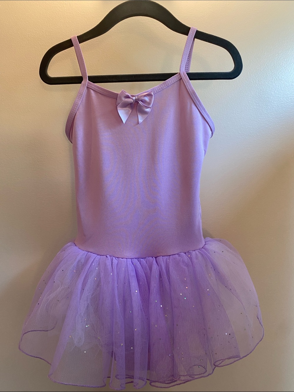 Natalie Dancewear Lavender Tutu Dress with Sparkle Bow